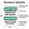 Signmission Safety Culture Sign, 12 in Width, Vinyl Decal, Rectangle, Bilingual OS-2PACK-SF-D-1218-L-10745 - alternate 4